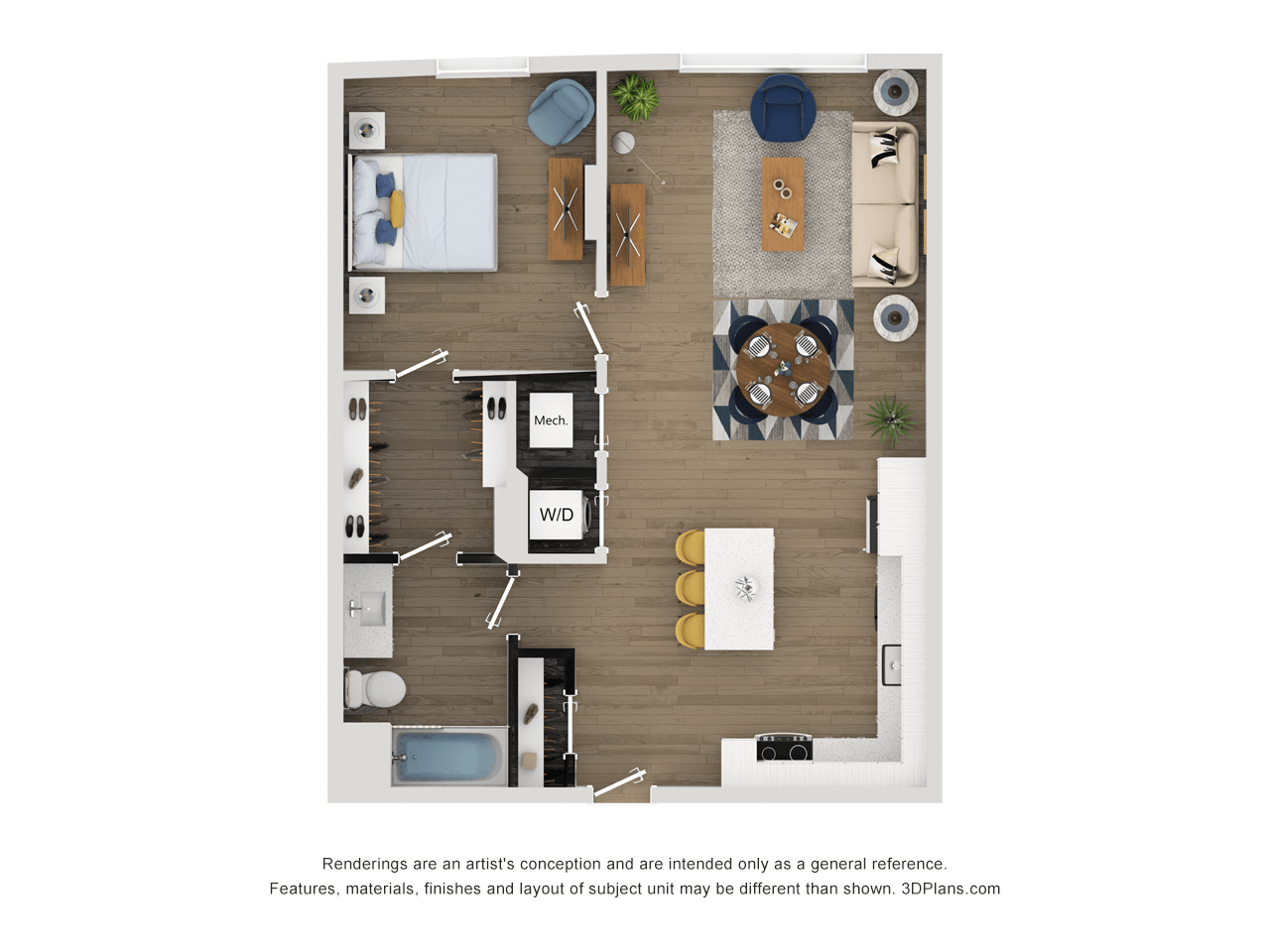 A2 floor plan